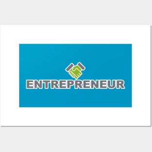 Entrepreneur Capitalist Business Bank Money Hustle Posters and Art